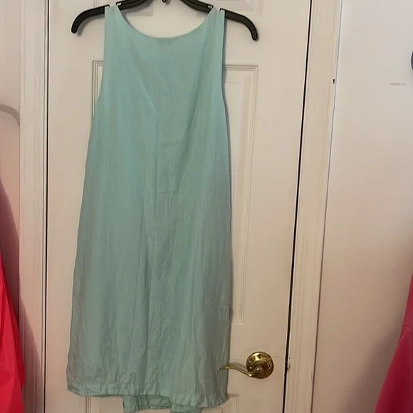 Vineyard Vines Teal Linen Dress - Picture 4 of 5